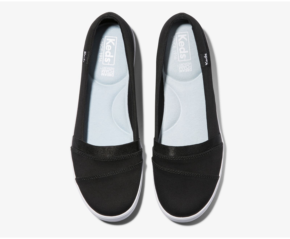 Keds Slip Ons Damen Schwarz - Carmel - WEO-845326